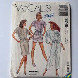 McCall's Misses Dress & Jumpsuit Uncut Pattern 3749